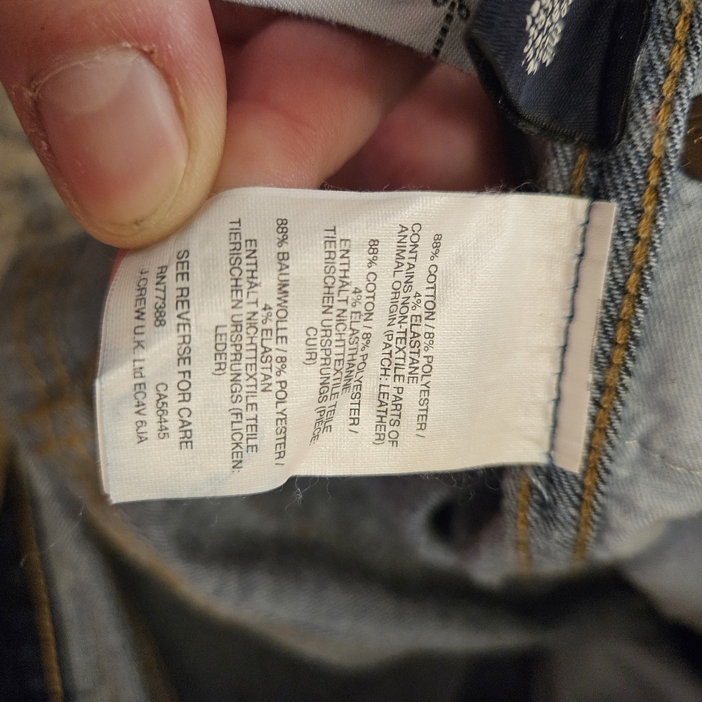 Madewell 10"‎ High-Rise Skinny Jeans Dark Wash 27 - Picture 8 of 12